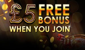 £5 No Deposit Bonus