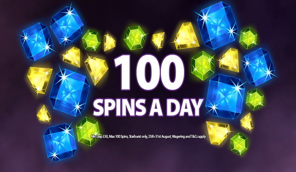 Enjoy 100 Free Spins on Starburst Slots Online