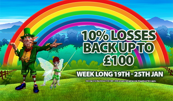 Get Lucky With 10% Cash Back at Jackpot Mobile Casino