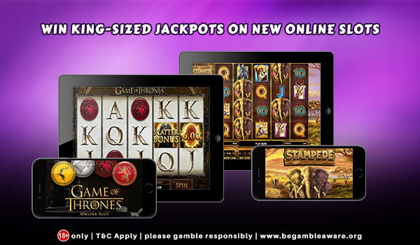 Win King-sized Jackpots On Our New Online Slots!