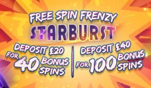 Free Spin Frenzy Starburst slots