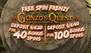 Free Spins Frenzy Gonzo's Quest