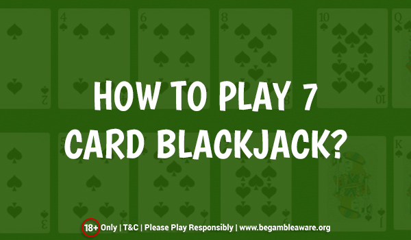 Playing 7 card Blackjack
