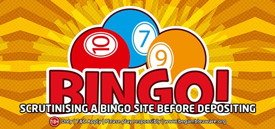 Scrutinising a Bingo site before depositing: Here is how